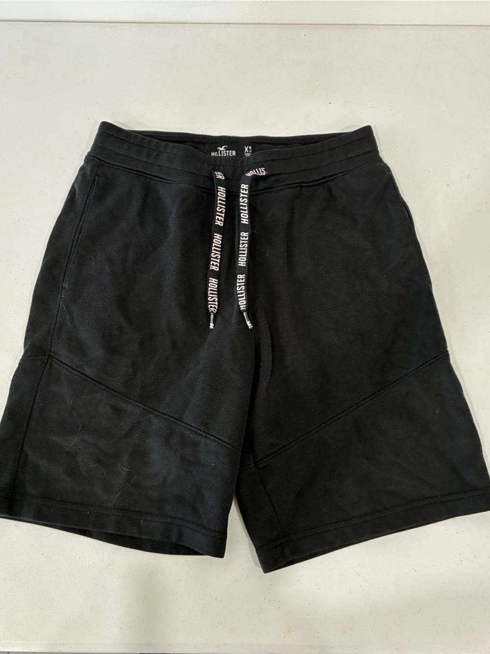 Hollister Kids Black Logo Drawstring Joggers